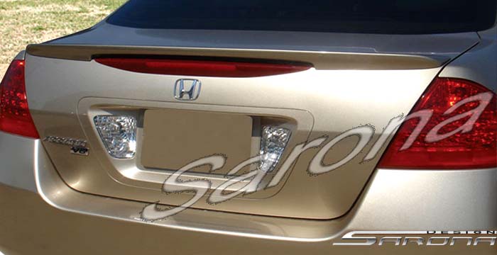 Custom Honda Accord  Sedan Trunk Wing (2006 - 2007) - $230.00 (Part #HD-109-TW)